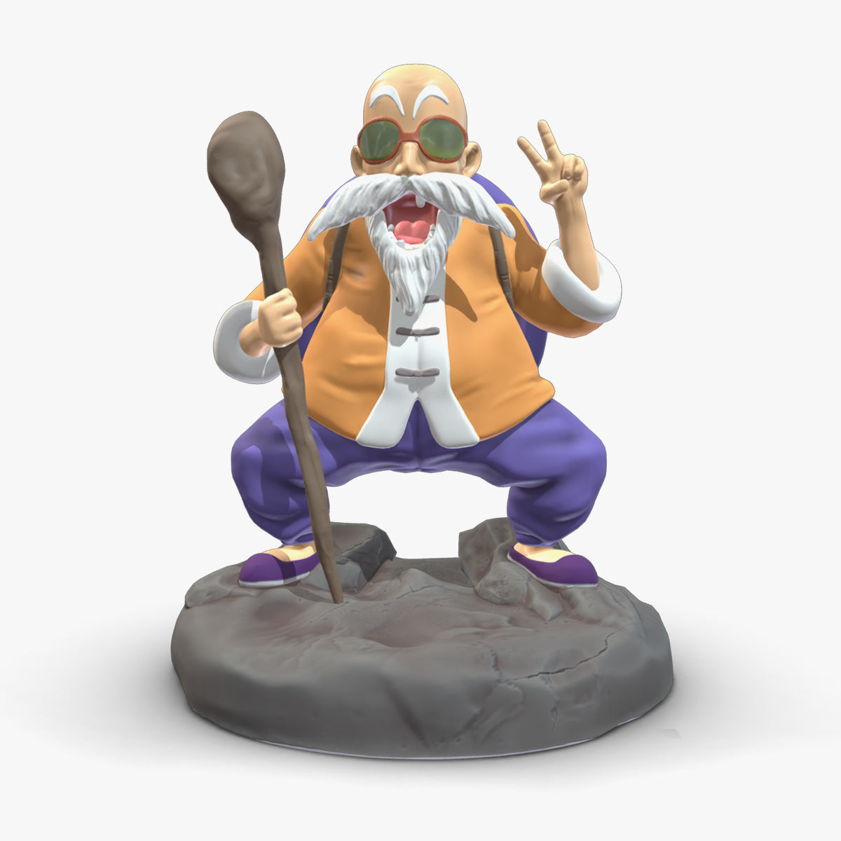 Master Roshi Low Poly