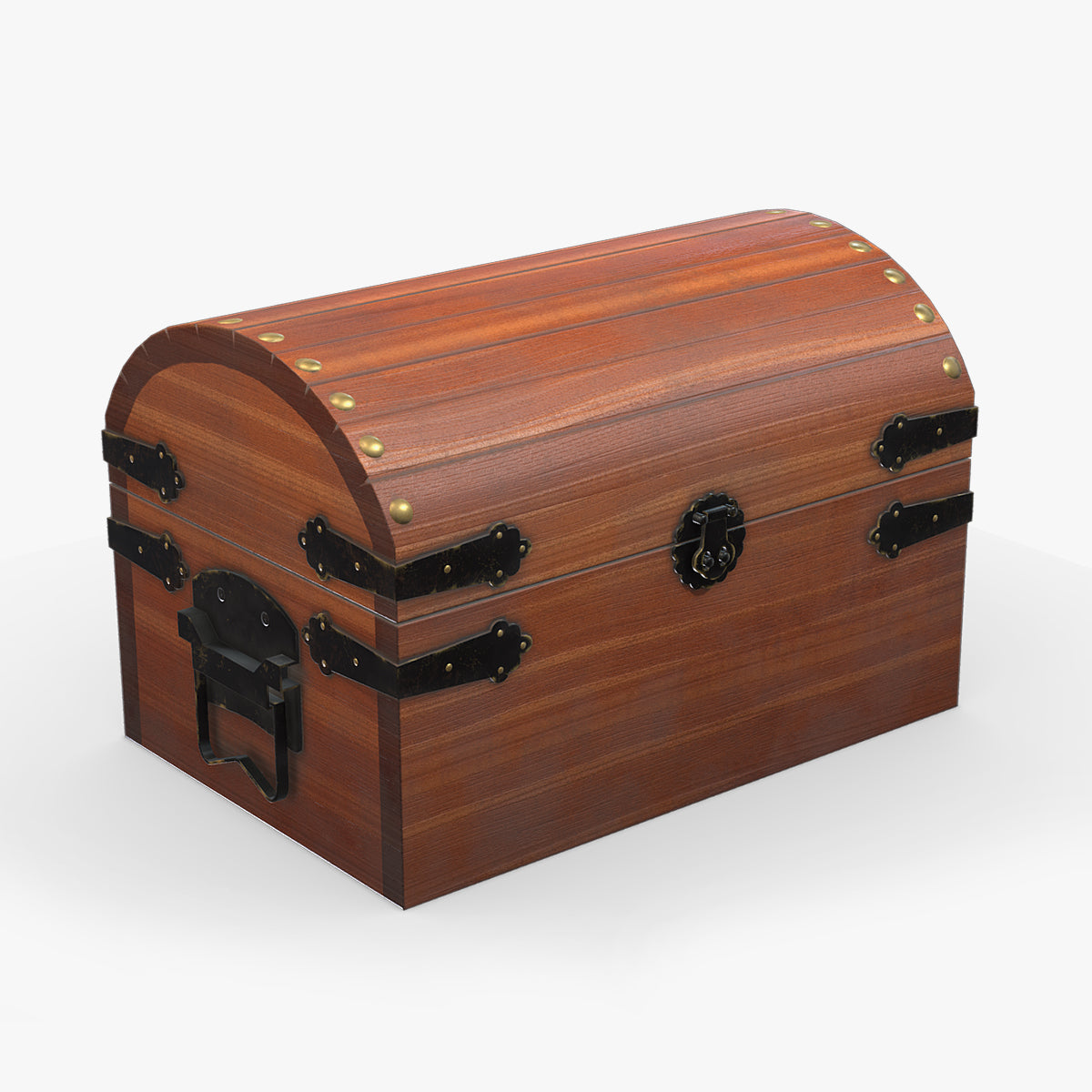 Treasure Chest Box 04 Low Poly