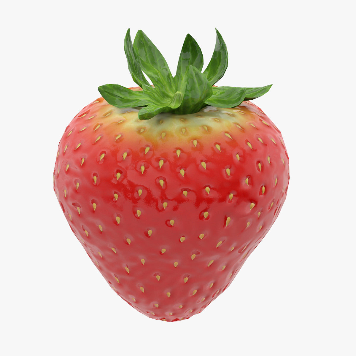 Strawberry Low Poly