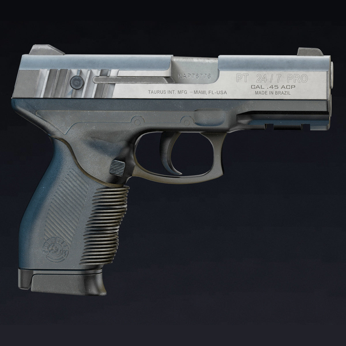 Taurus PT 247 Low Poly