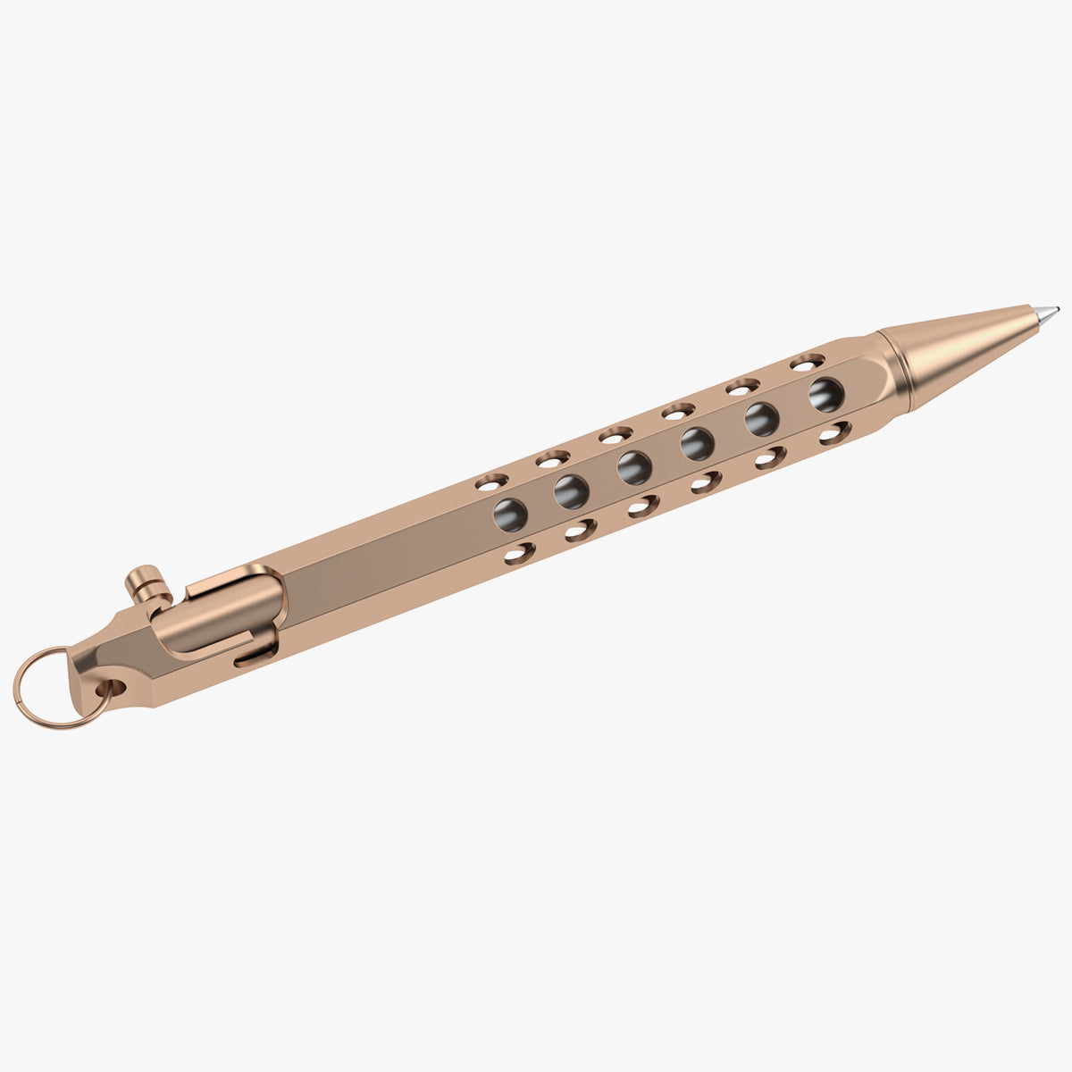 Six-Edge Solid Brass Pen