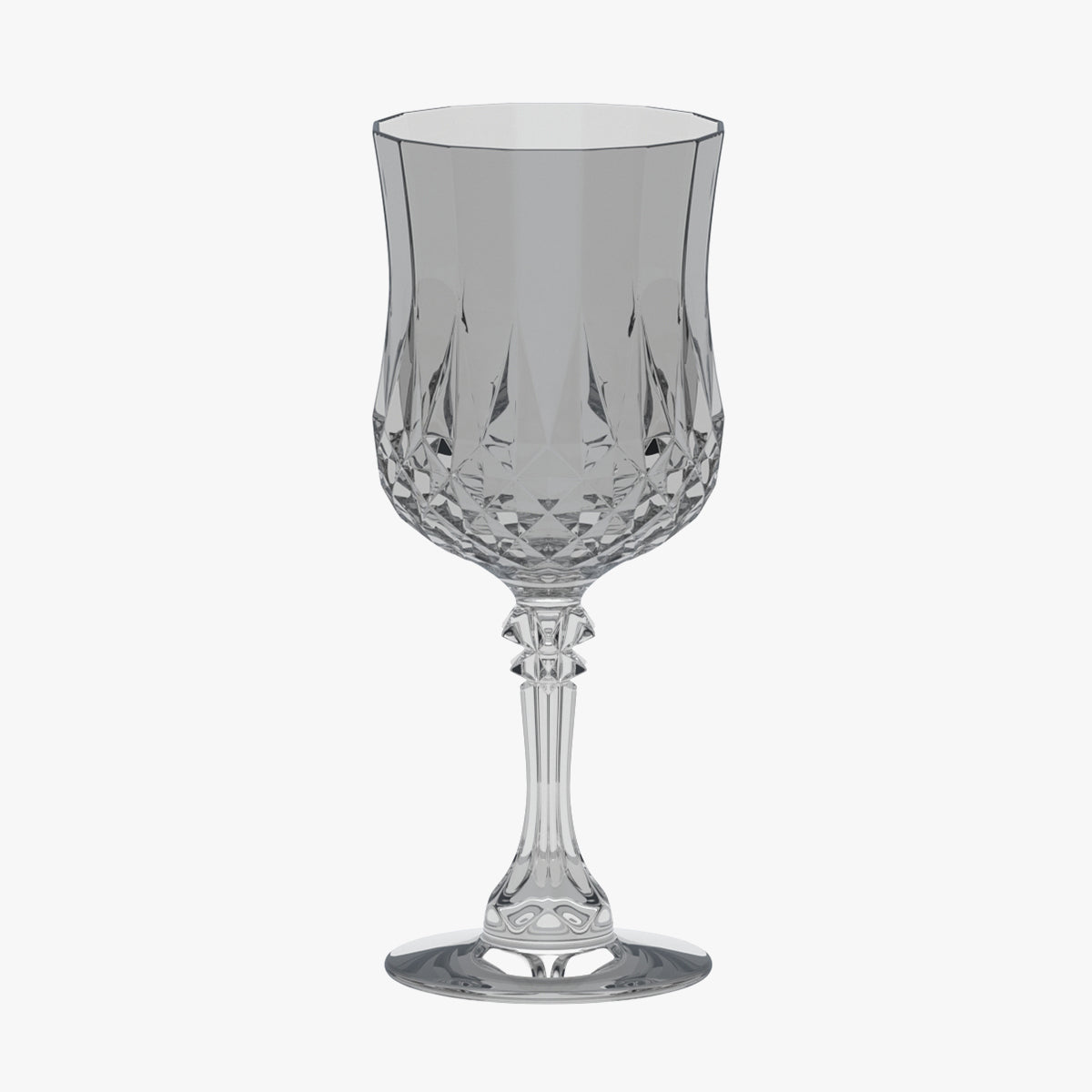 Bar Craft Acrylic Ornate Elegance Wine Glass