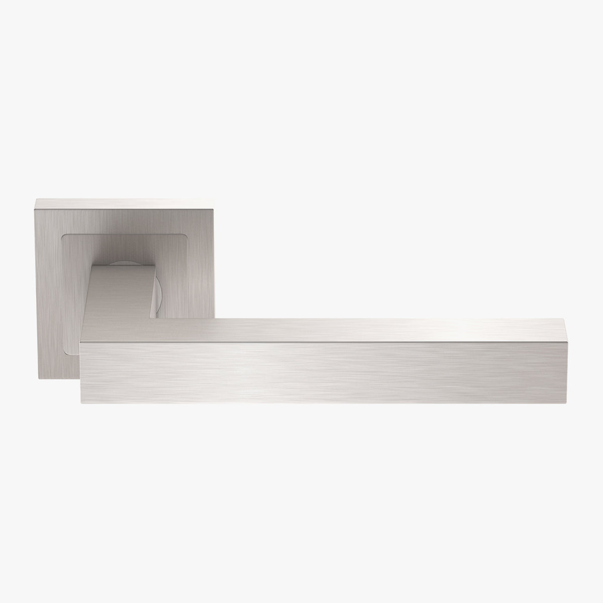 Eurospec Alvar Mitred Stainless Steel Door Handle