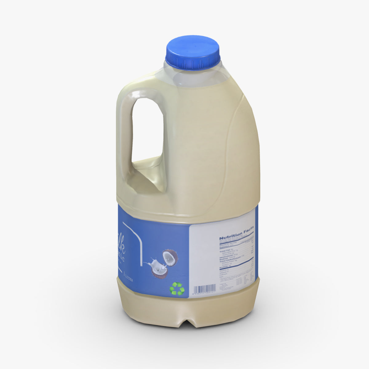 Supermarket Milk Bottle 04