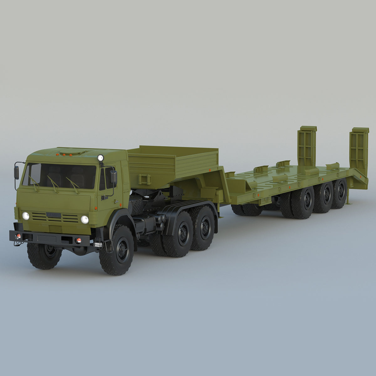 Kamaz 65225 Tank Transporter