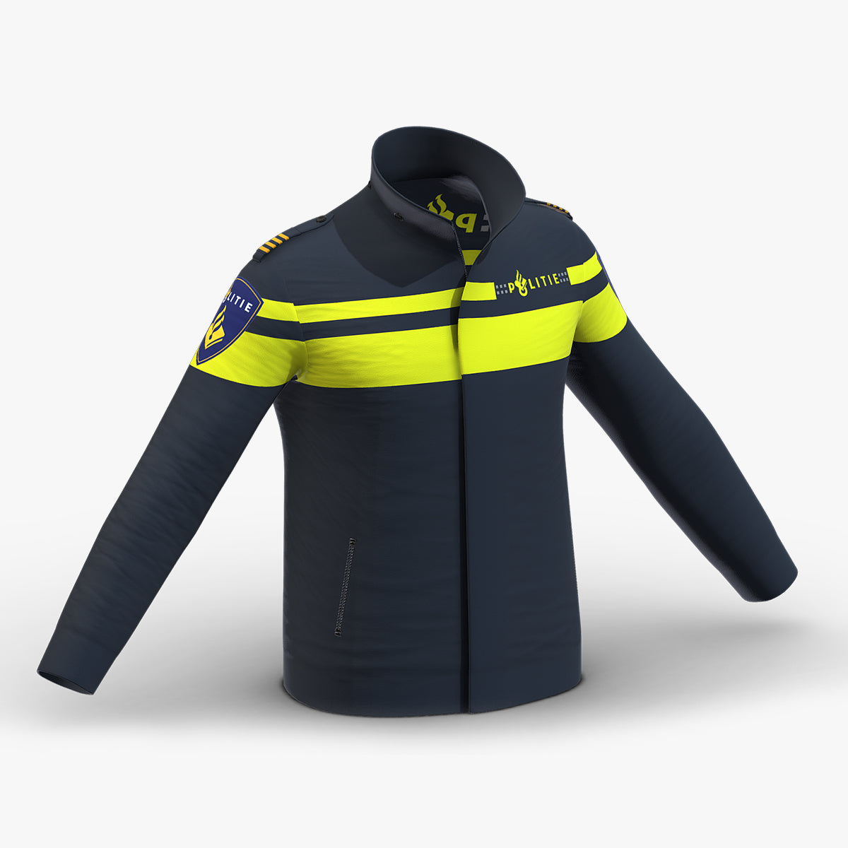 Dutch police jacket Low Poly