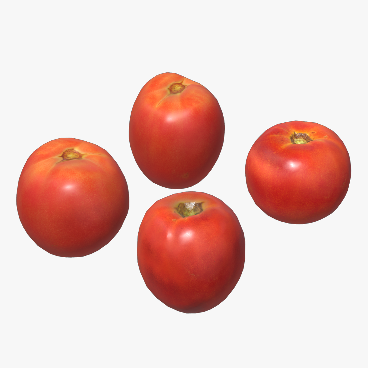 Tomato Low Poly 2