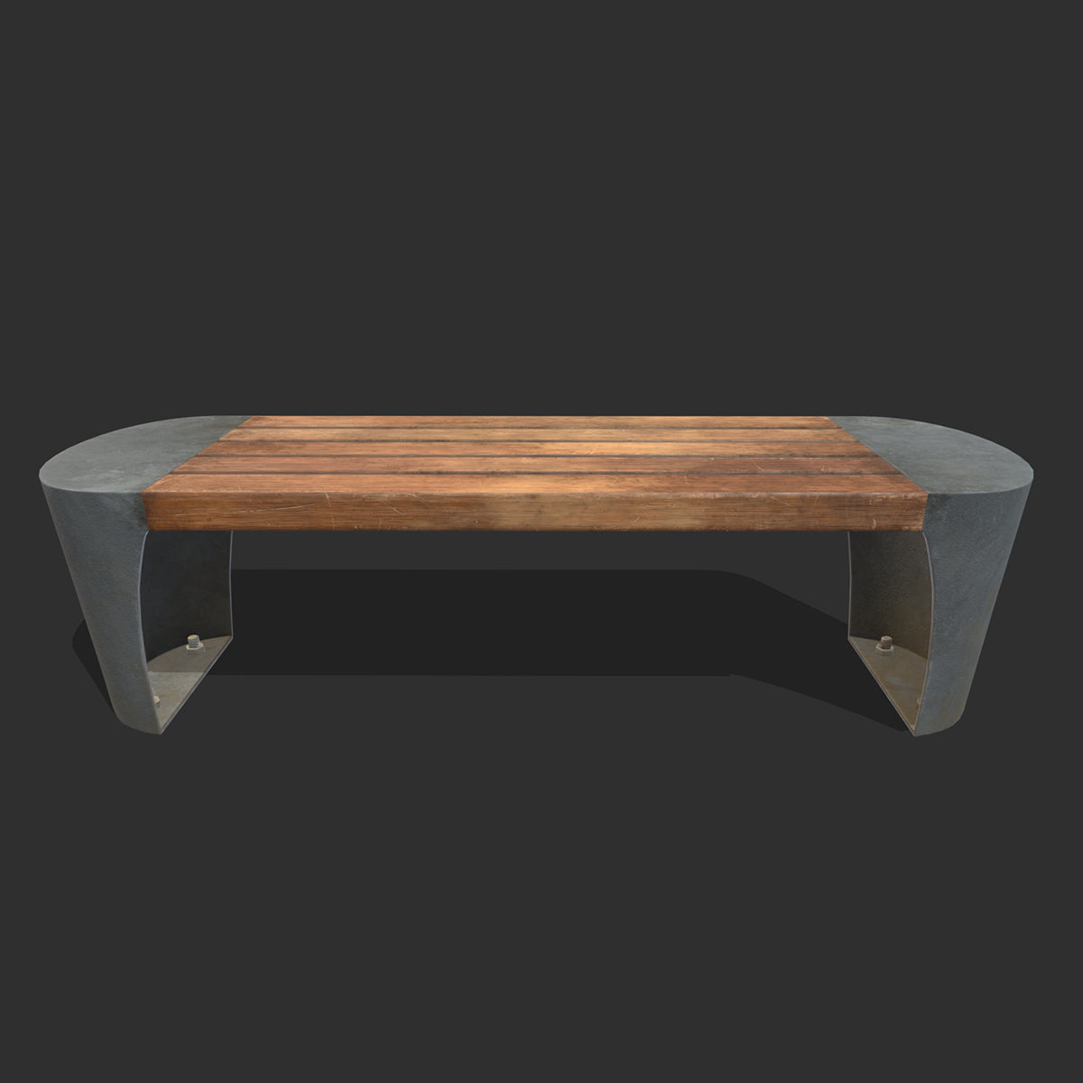 Bench 05 Low Poly 3D Model