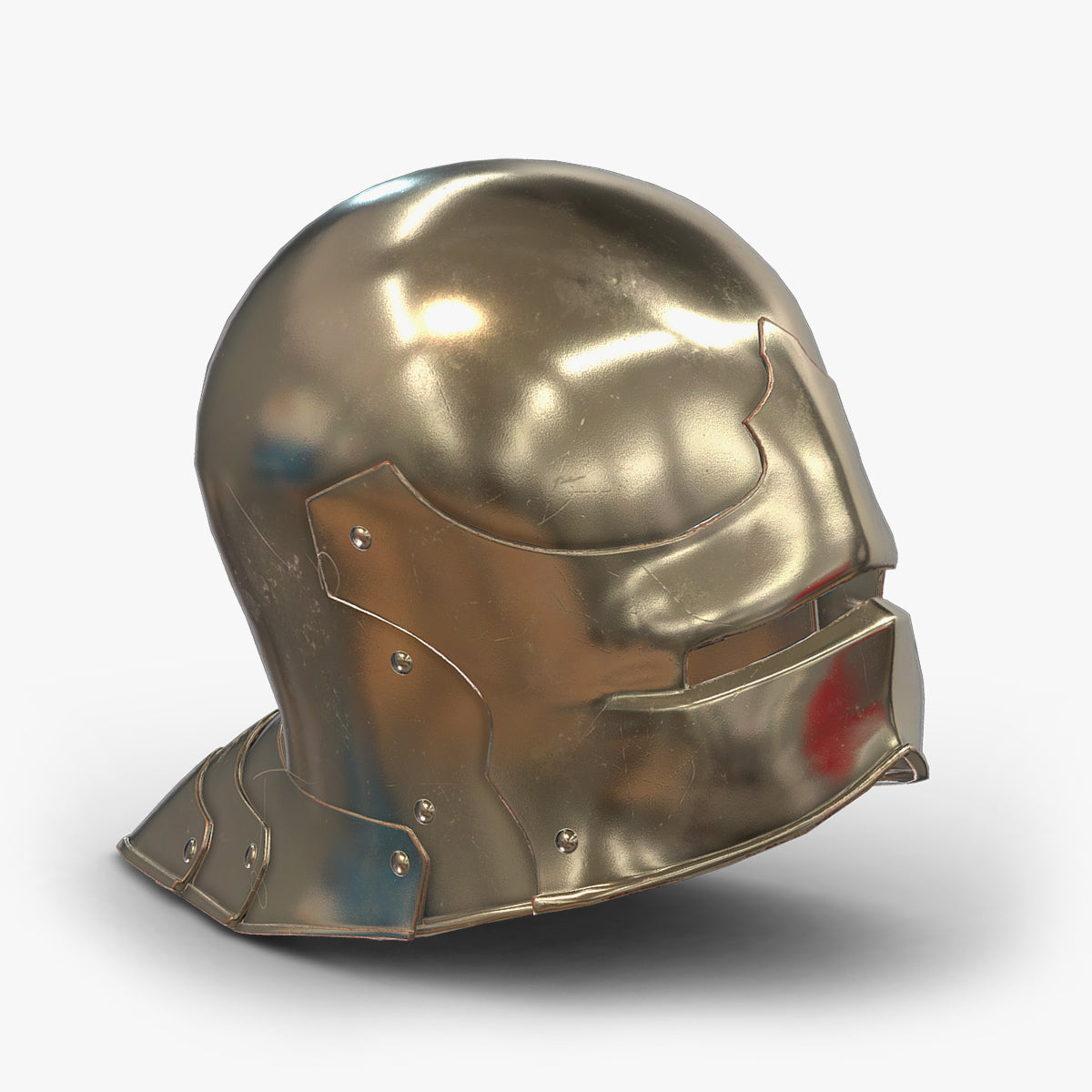 Medieval Helmet 010 Low Poly