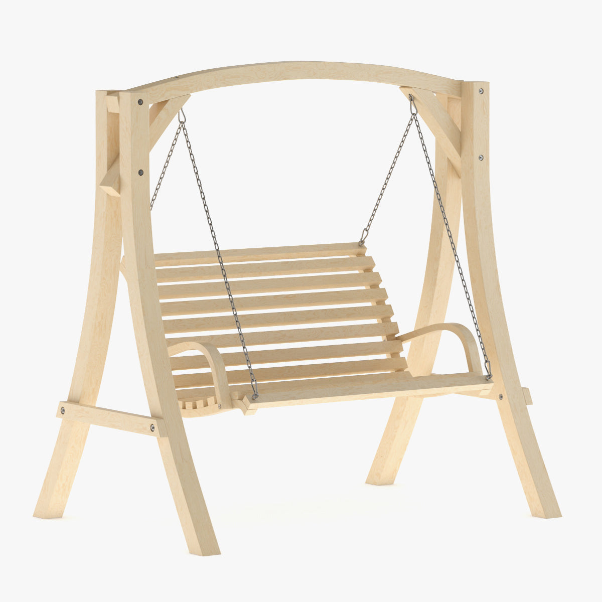 Wooden Swing Chair 01