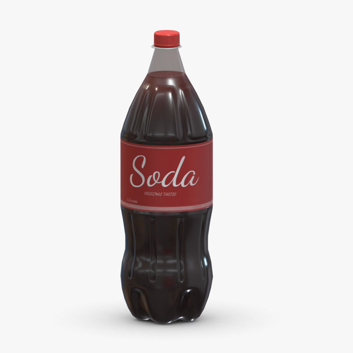 Supermarket Soda Drink Bottle 01