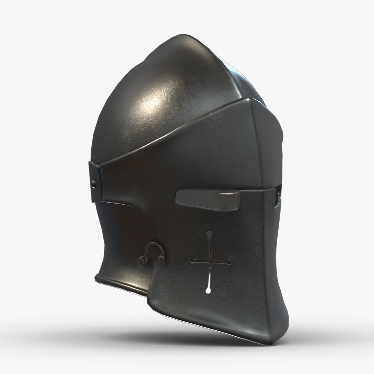 Medieval Helmet 04 Low Poly