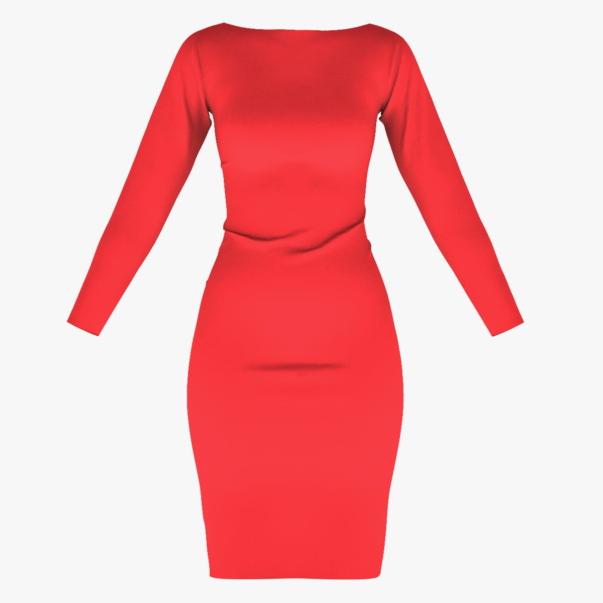 Woman Dress 01 Red