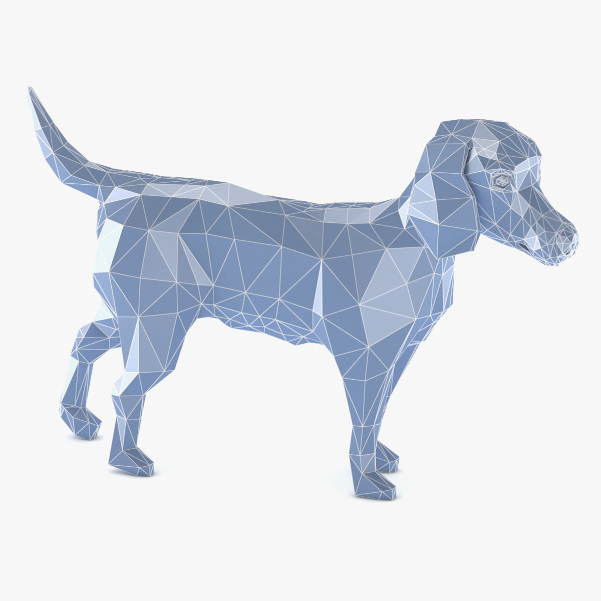 Low Poly Beagle Dog