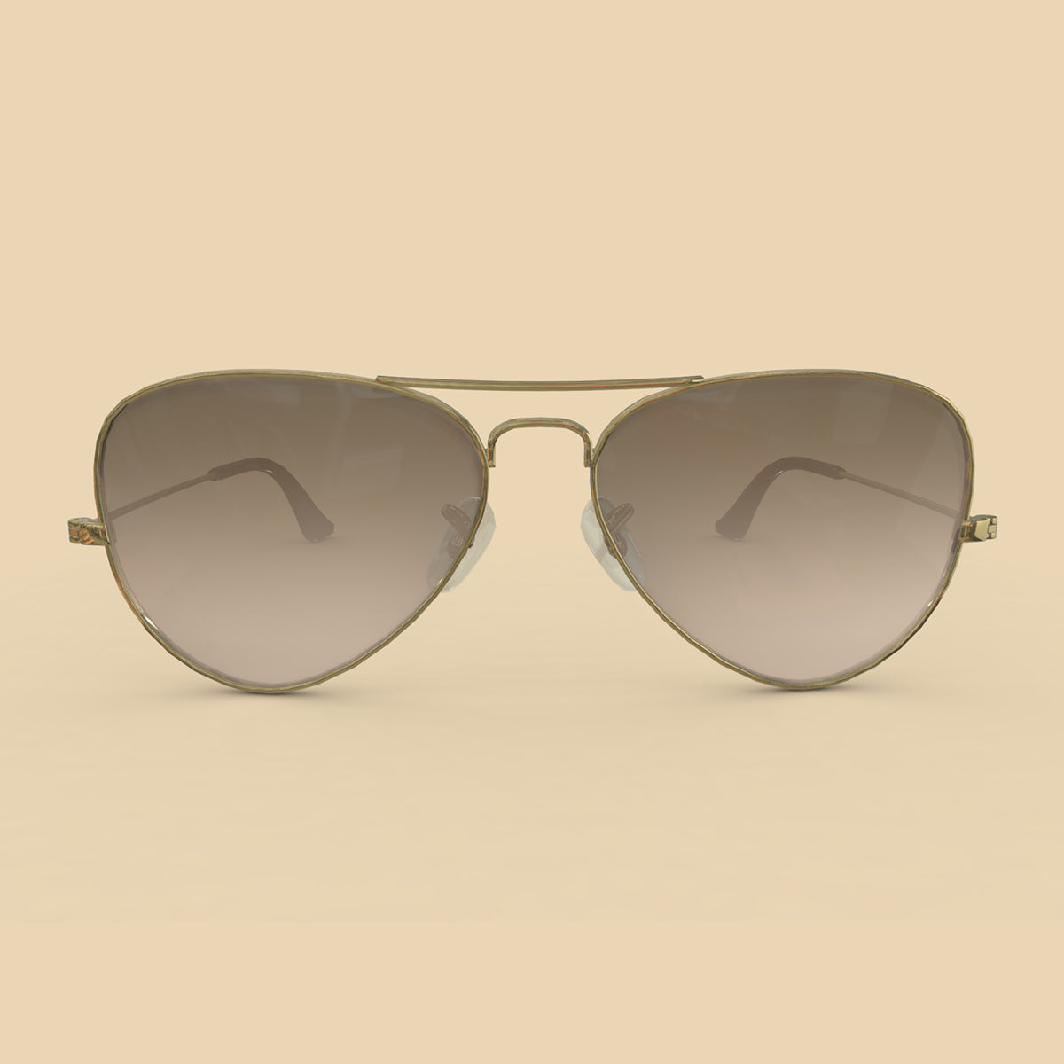 Classic Gradient Aviator Sunglasses Low Poly