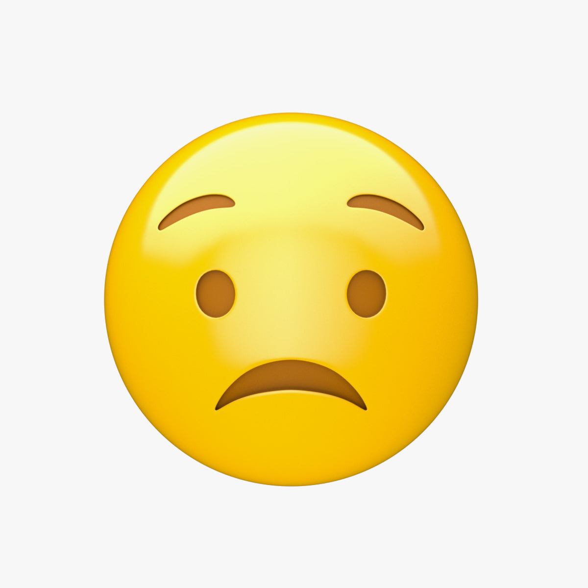 Apple Worried Face