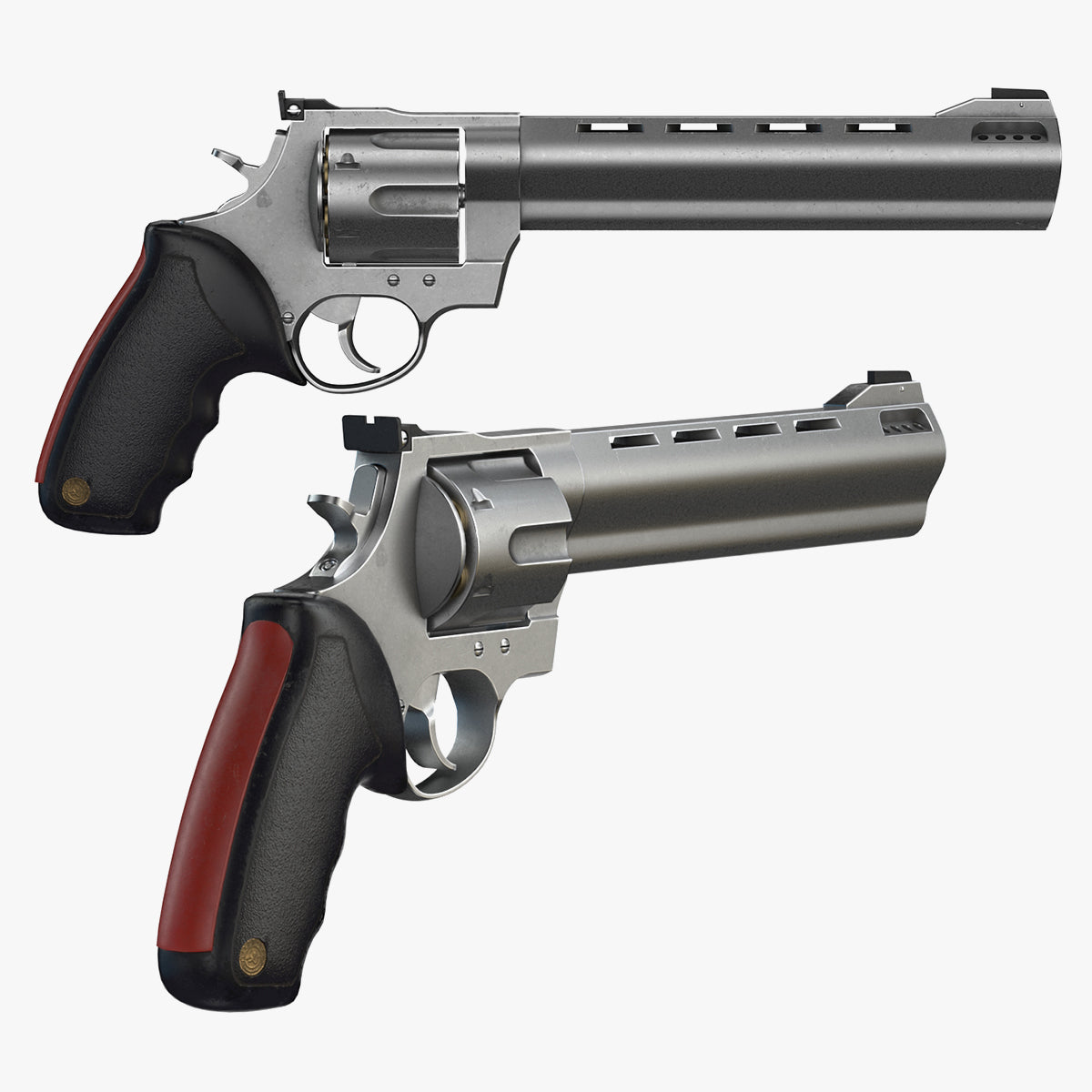 Taurus Raging Bull Low Poly