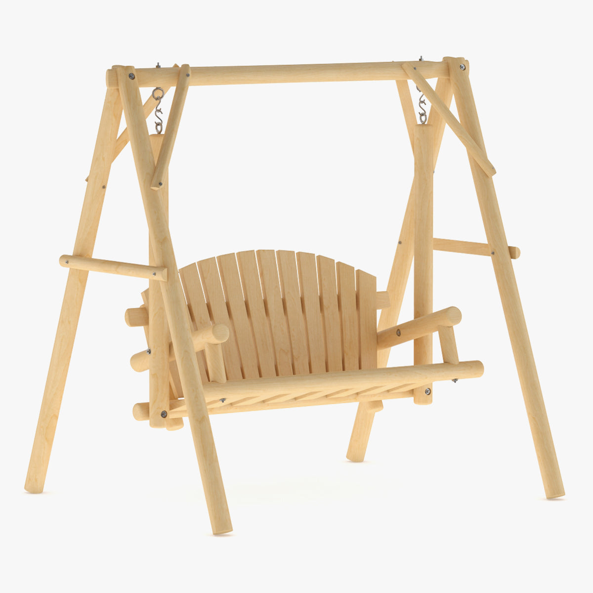 Wooden Swing Chair 02