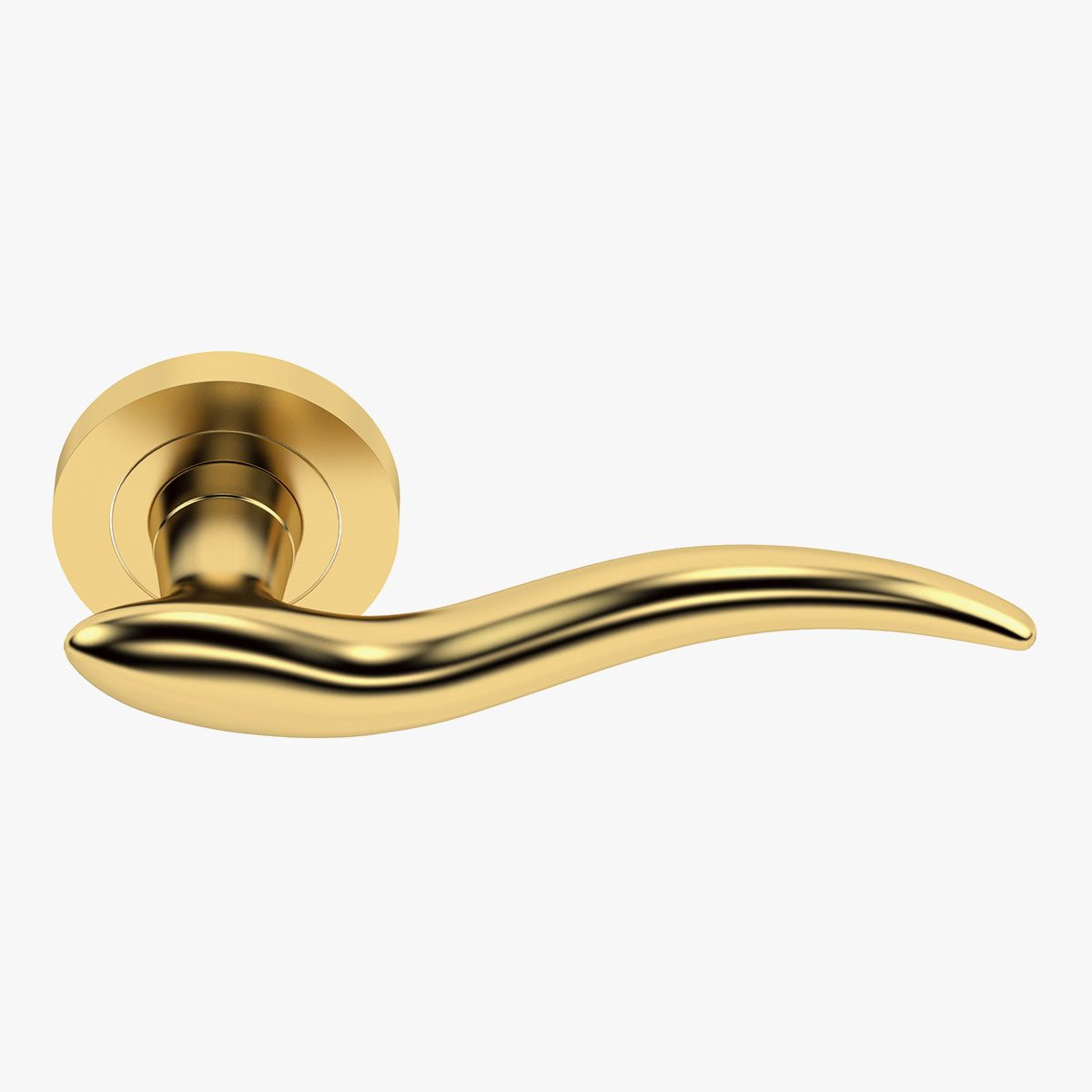 Barcelona Door Handle Brass