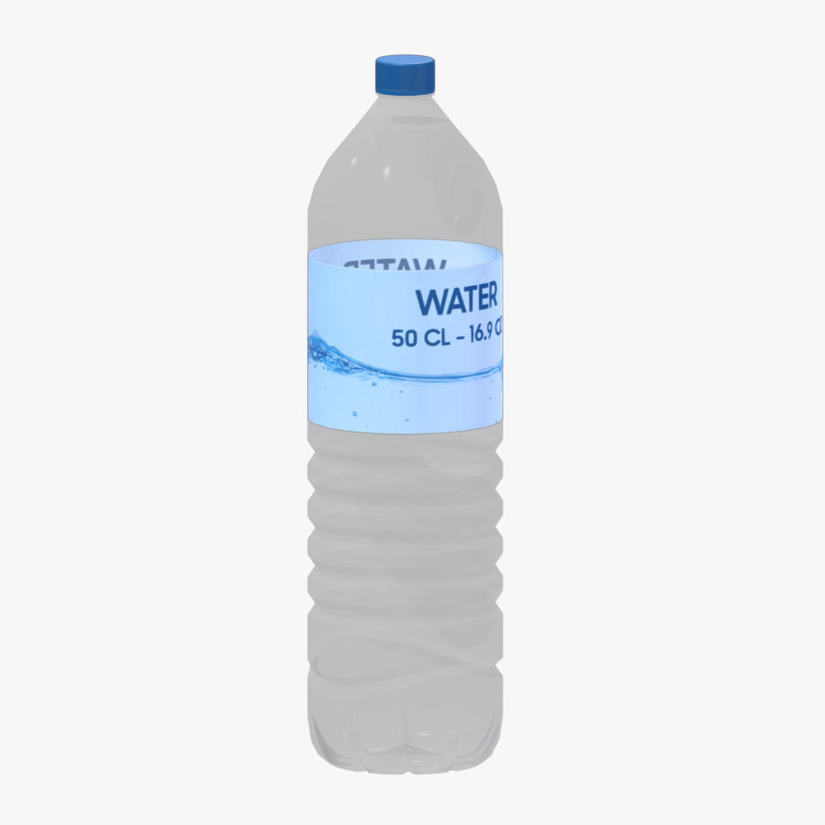 Water Bottle 16OZ Low Poly