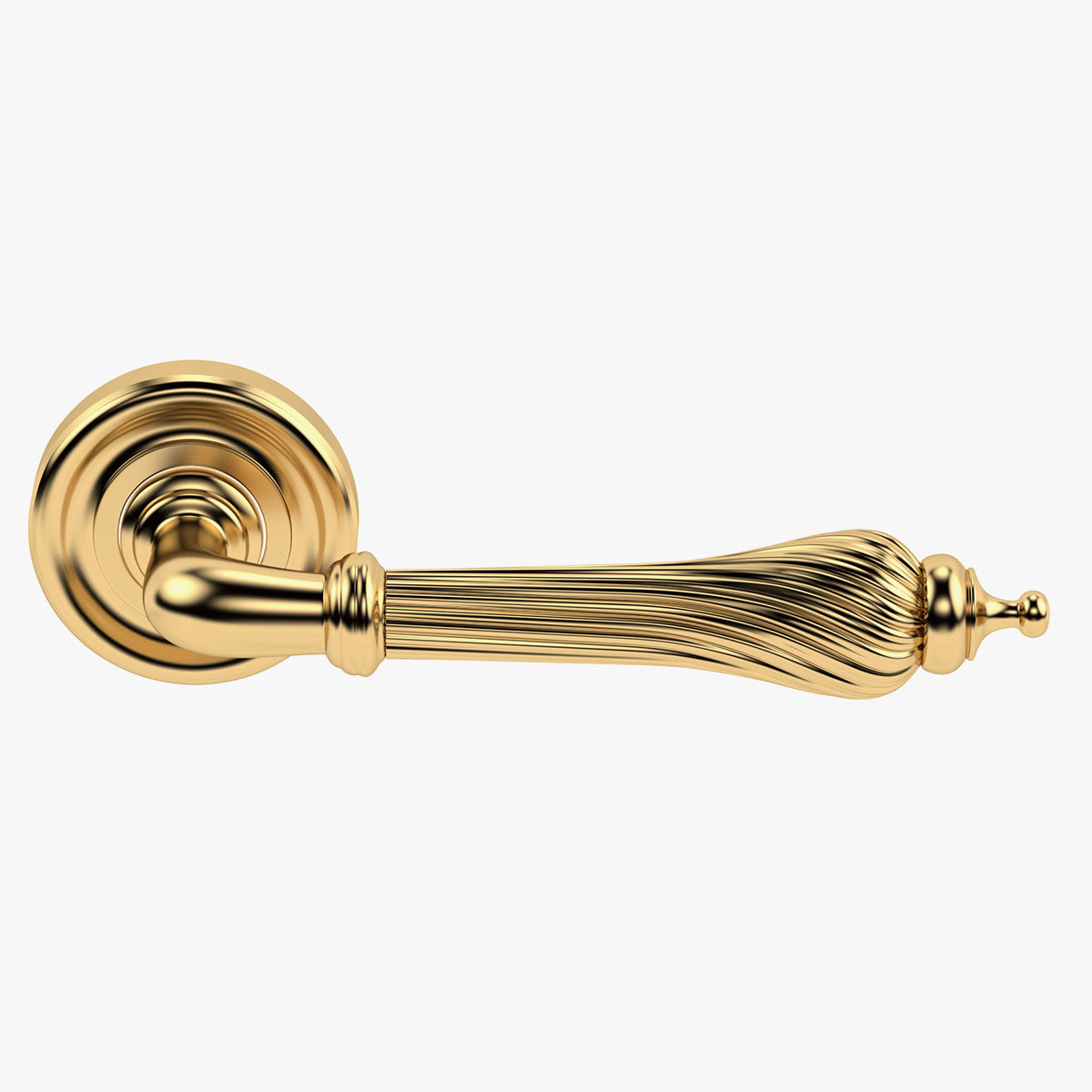 Giselle Door Handle Brass