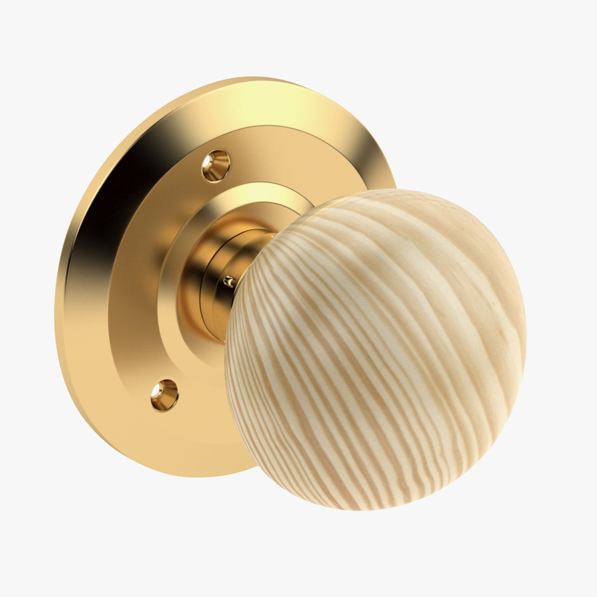 Pine Wood Mortice Door Knob