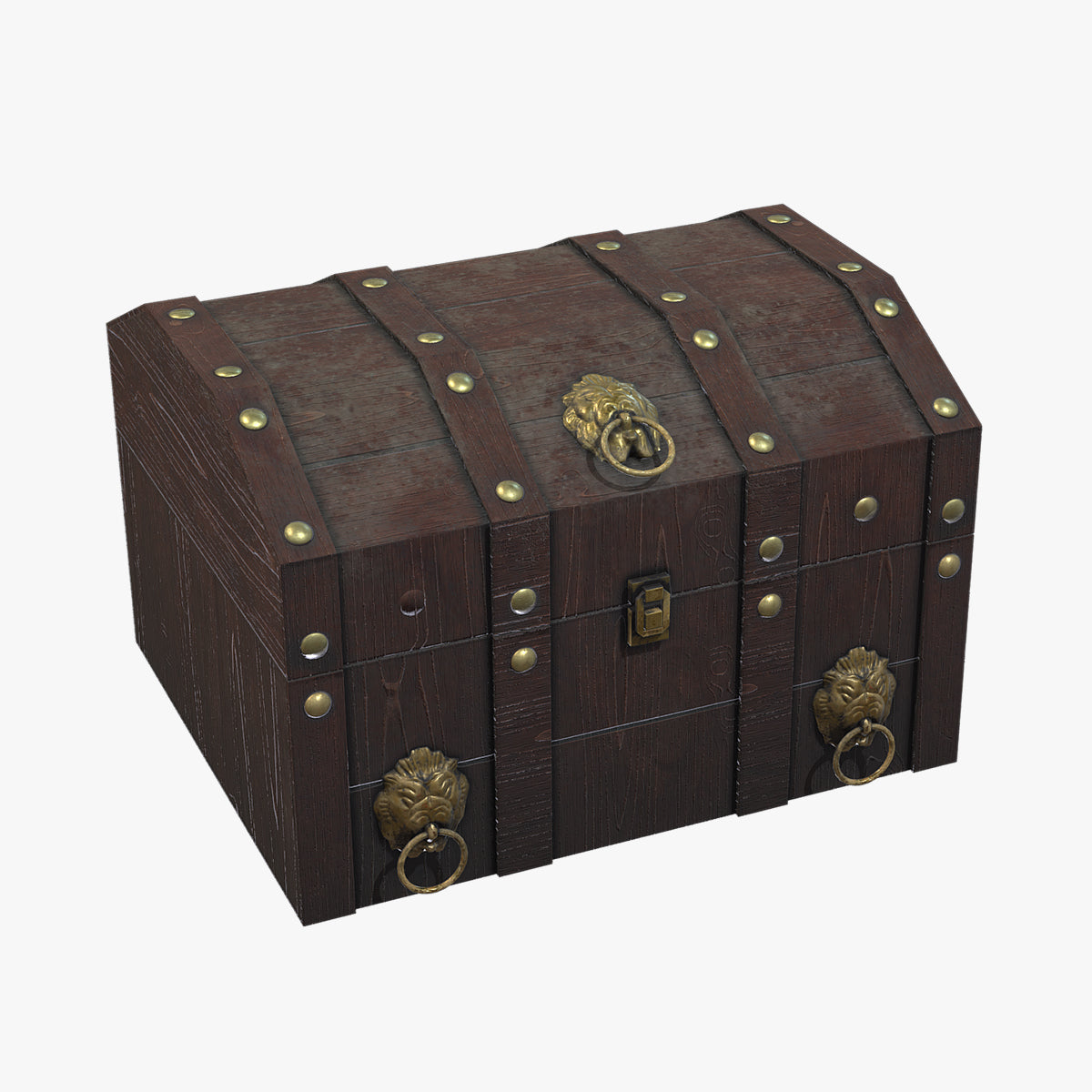 Treasure Chest Box 03 Low Poly