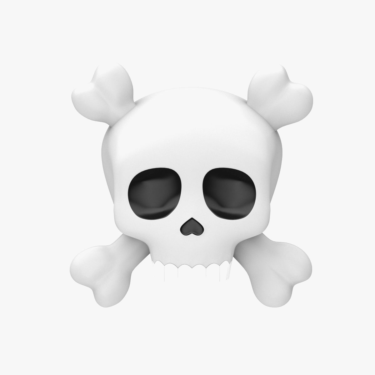 Apple Skull and Crossbones