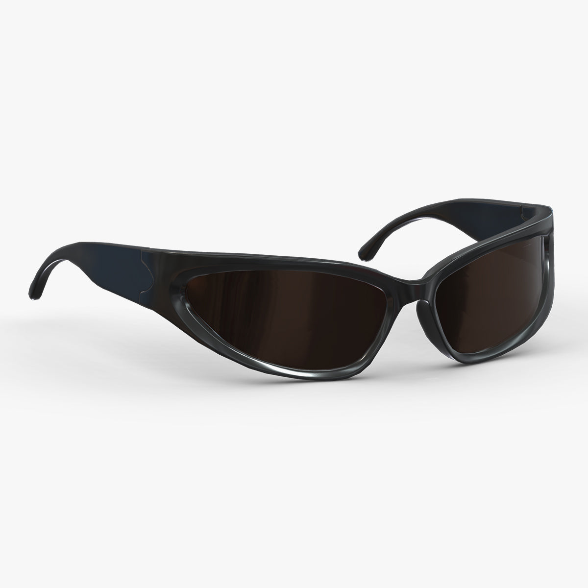 Wrap sunglasses Low Poly