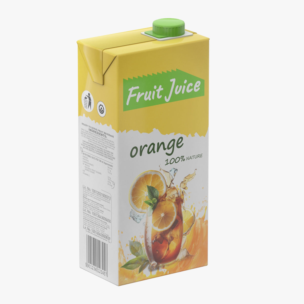 Fruit Juices Low Poly