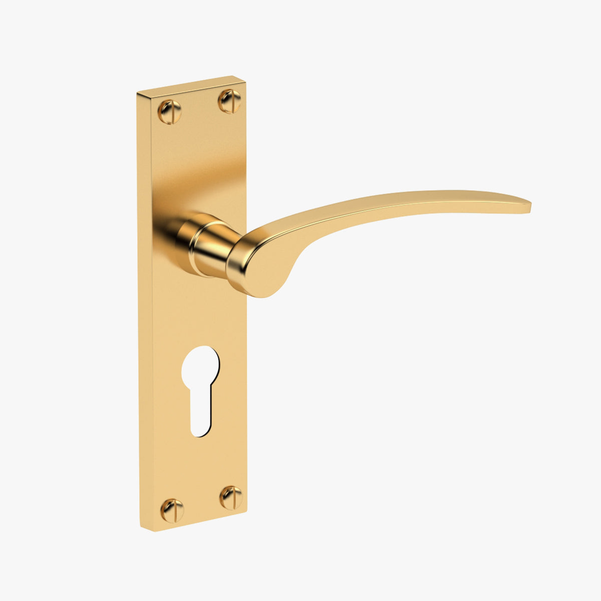 Sophia Door Handle Brass