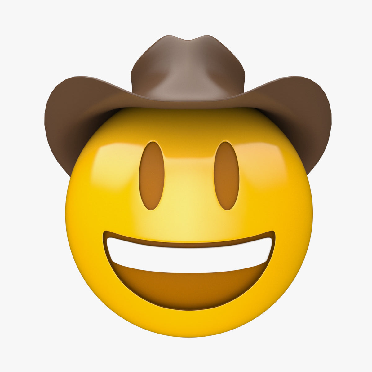 Apple Cowboy Hat Face