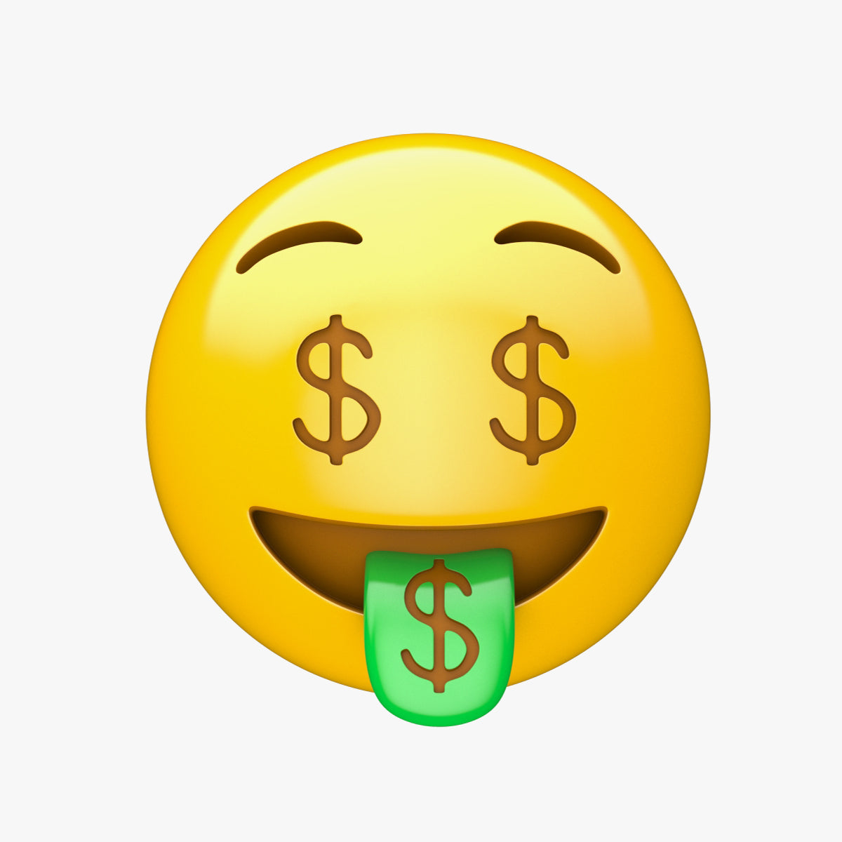 Apple Money-Mouth Face