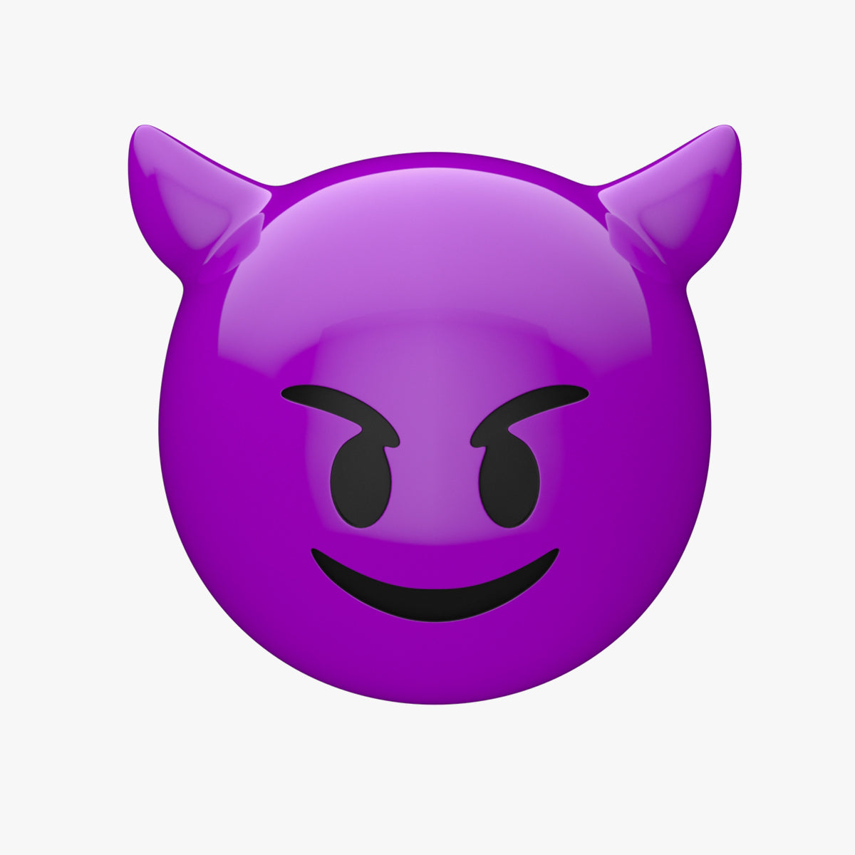 Apple Smiling Face with Horns