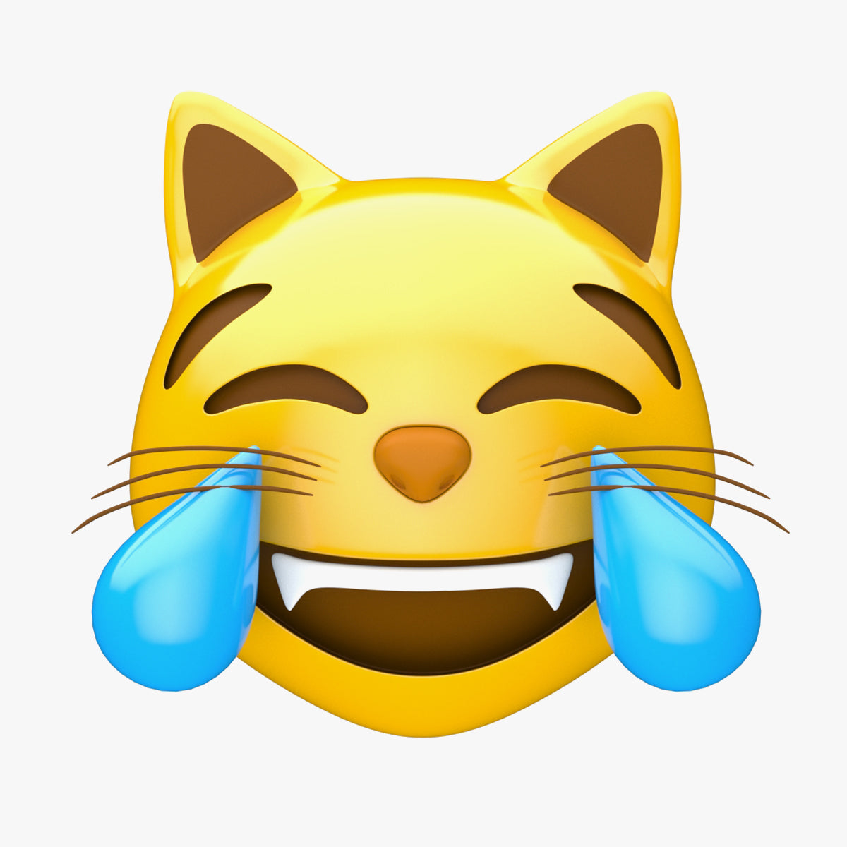 Apple Cat with Tears of Joy