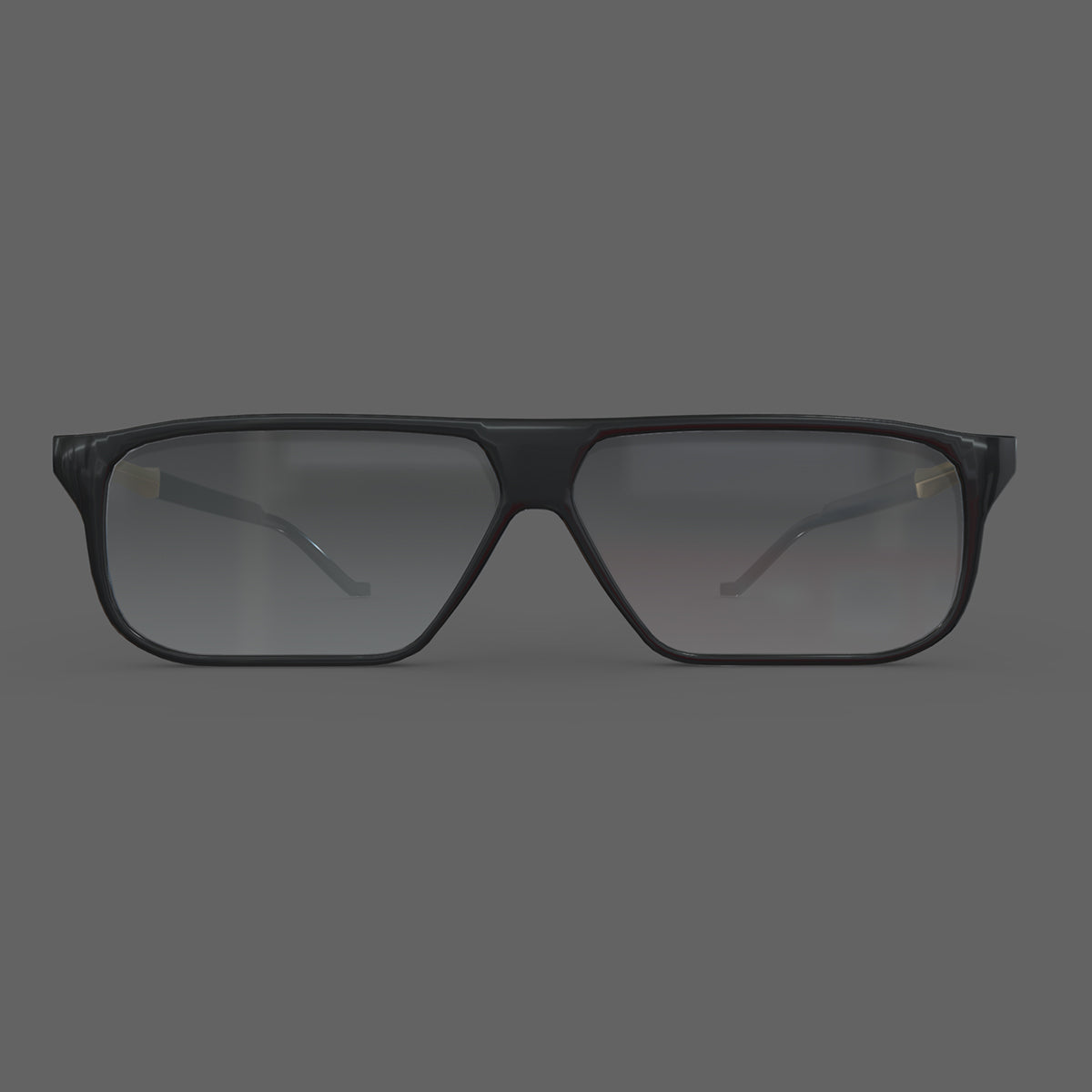 Big Frame Sunglasses Low Poly