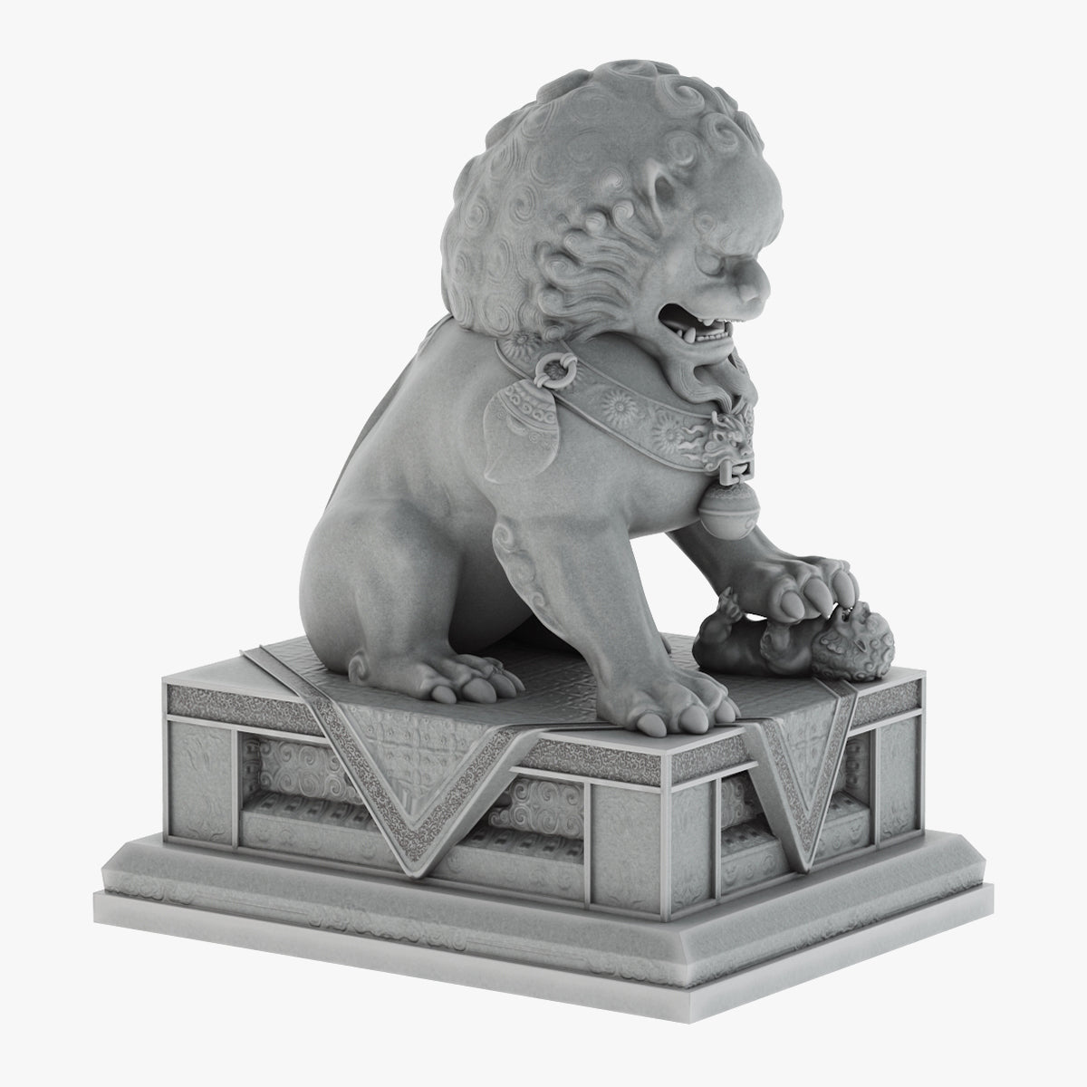 Chinese Lion Statue