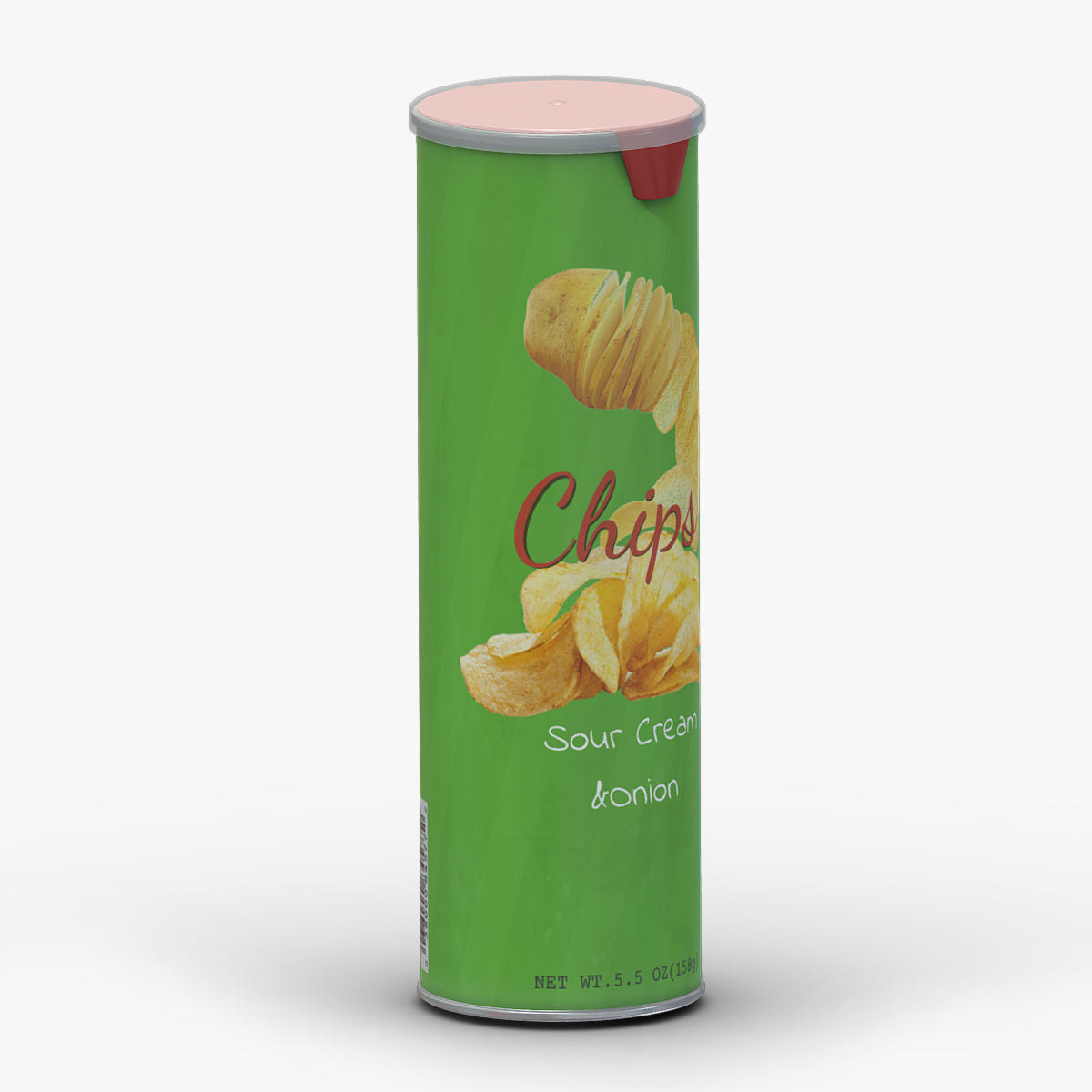 Supermarket Chips 03 Low Poly