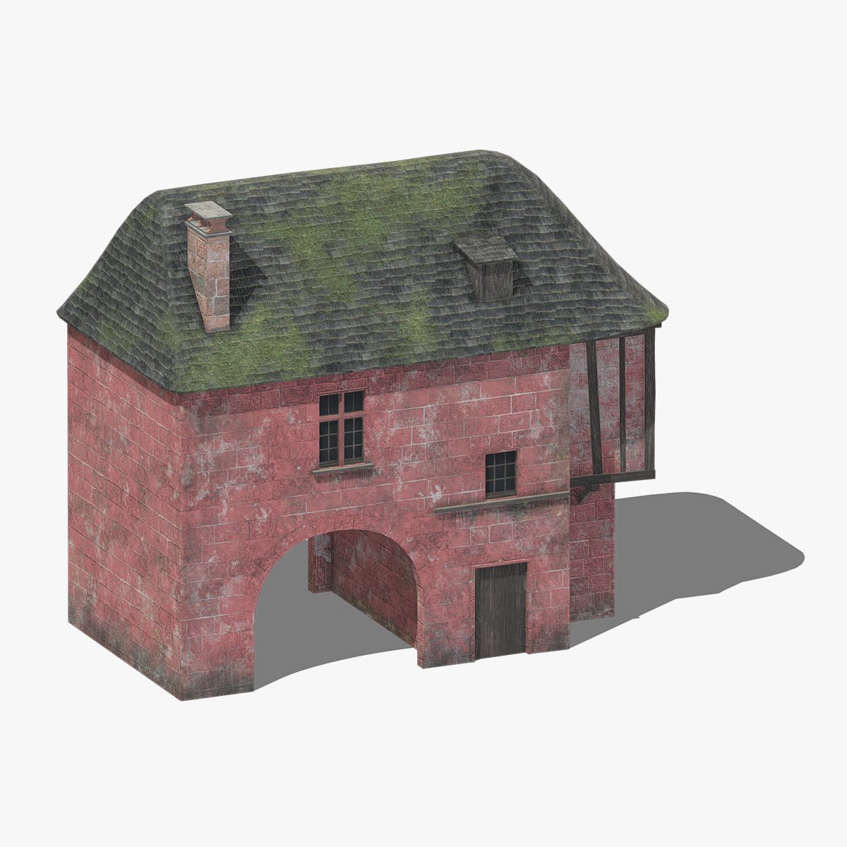 Castle Medieval Middle Ages 04 Low Poly