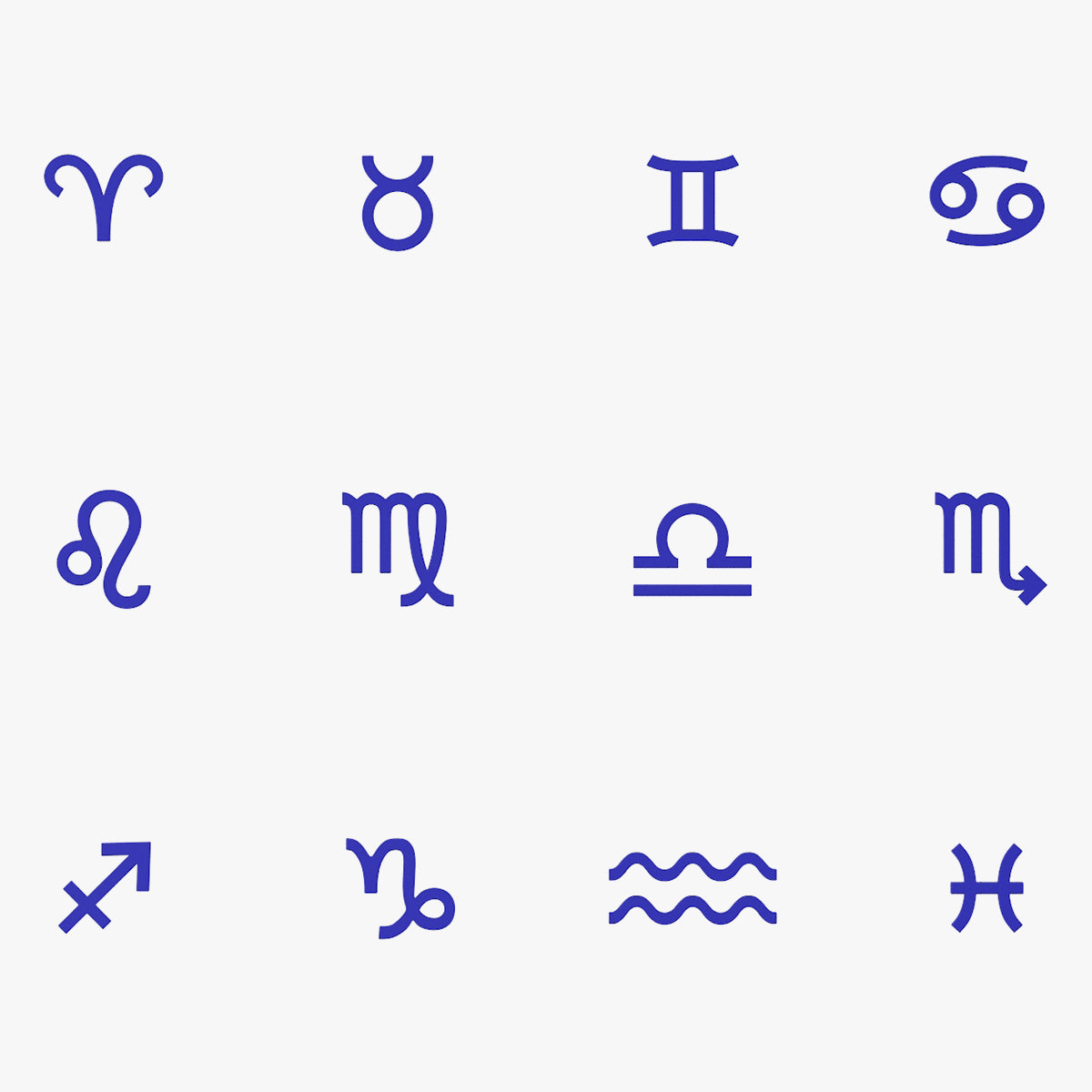 Zodiac Symbols