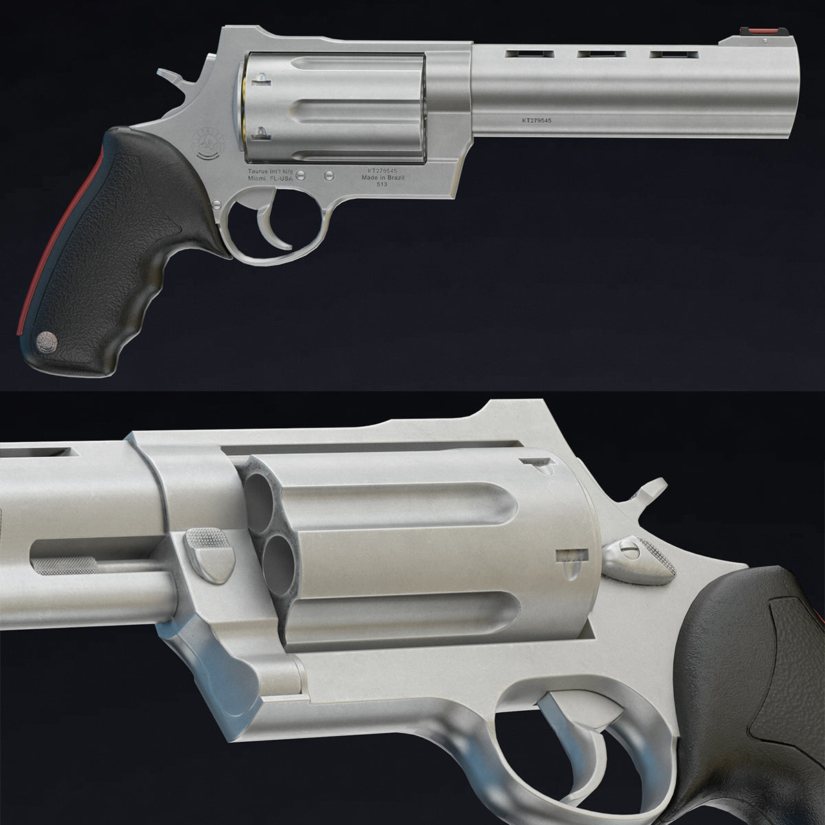 Taurus Judge Low Poly