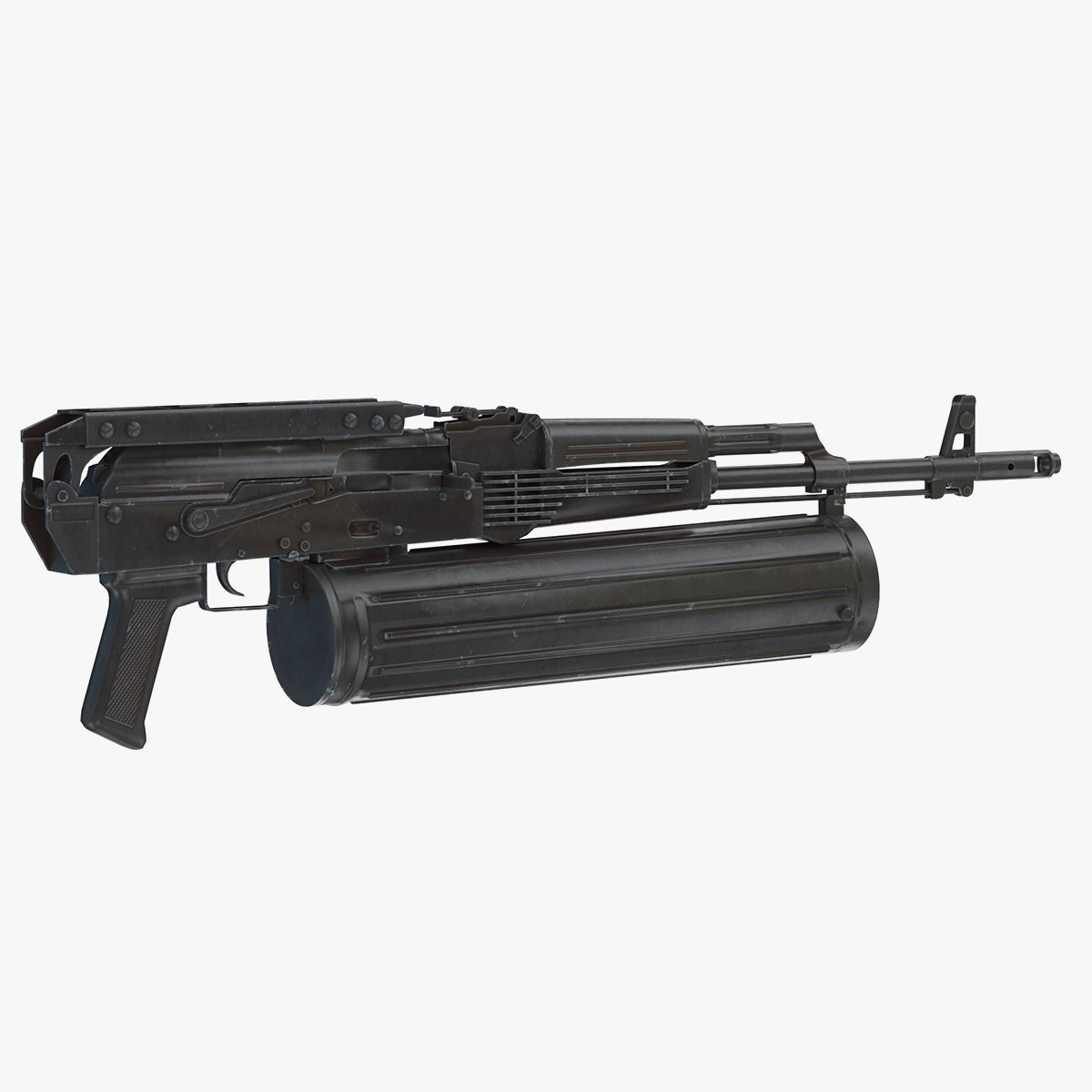 AK-74 PP-19 Mag Low Poly