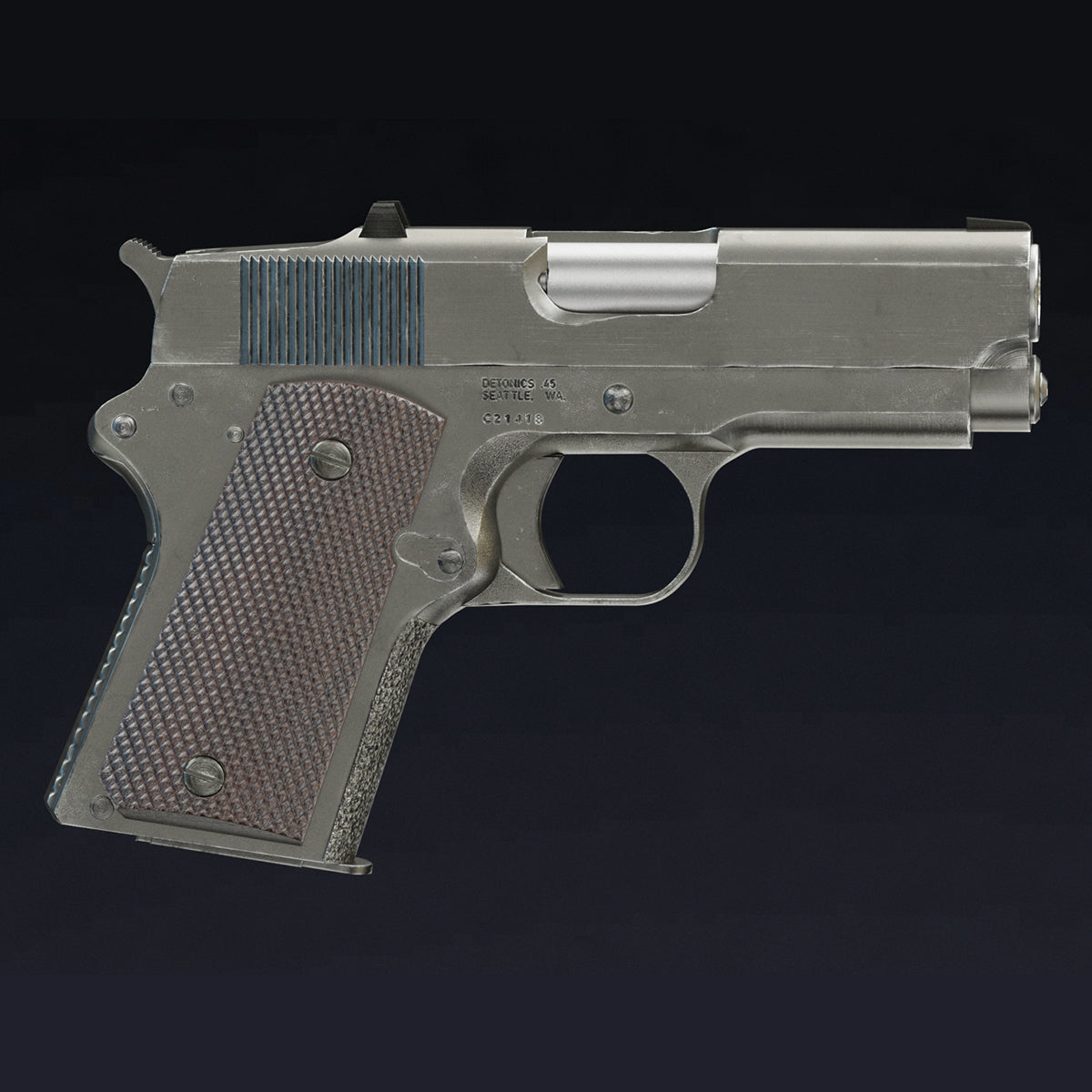 Detonics Combat Master Low Poly