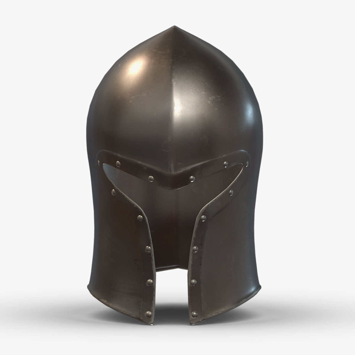 Medieval Helmet 03 Low Poly