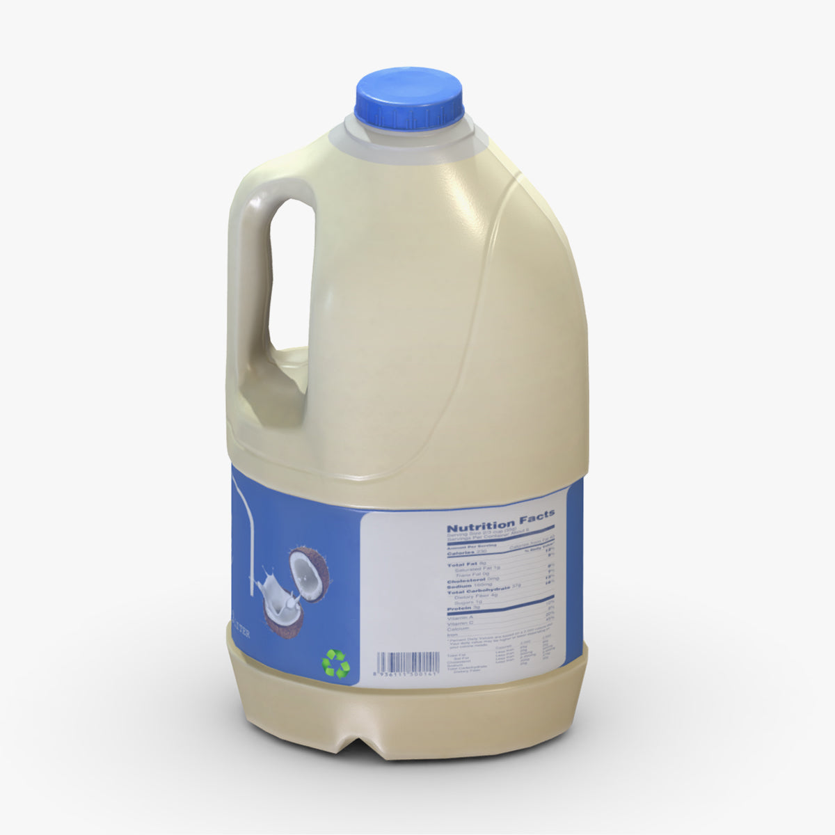 Supermarket Milk Bottle 03