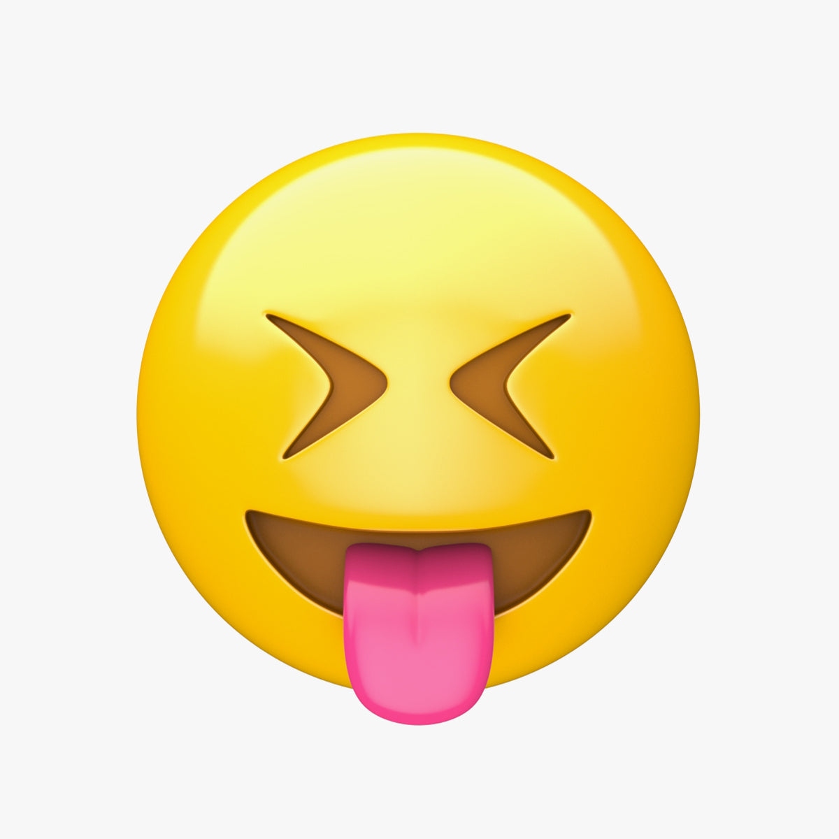 Apple Squinting Face with Tongue