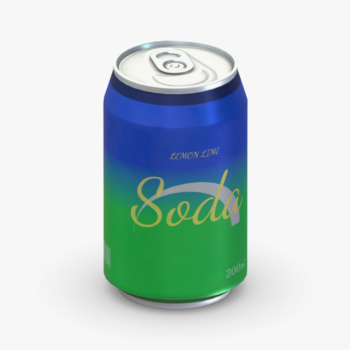 Supermarket Soda Drink Can 04