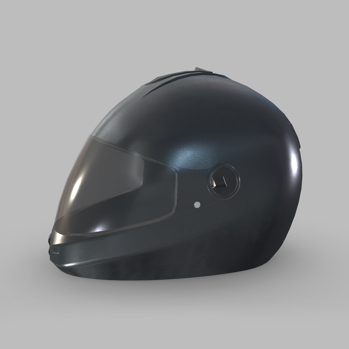 Superbike Helmet Low Poly