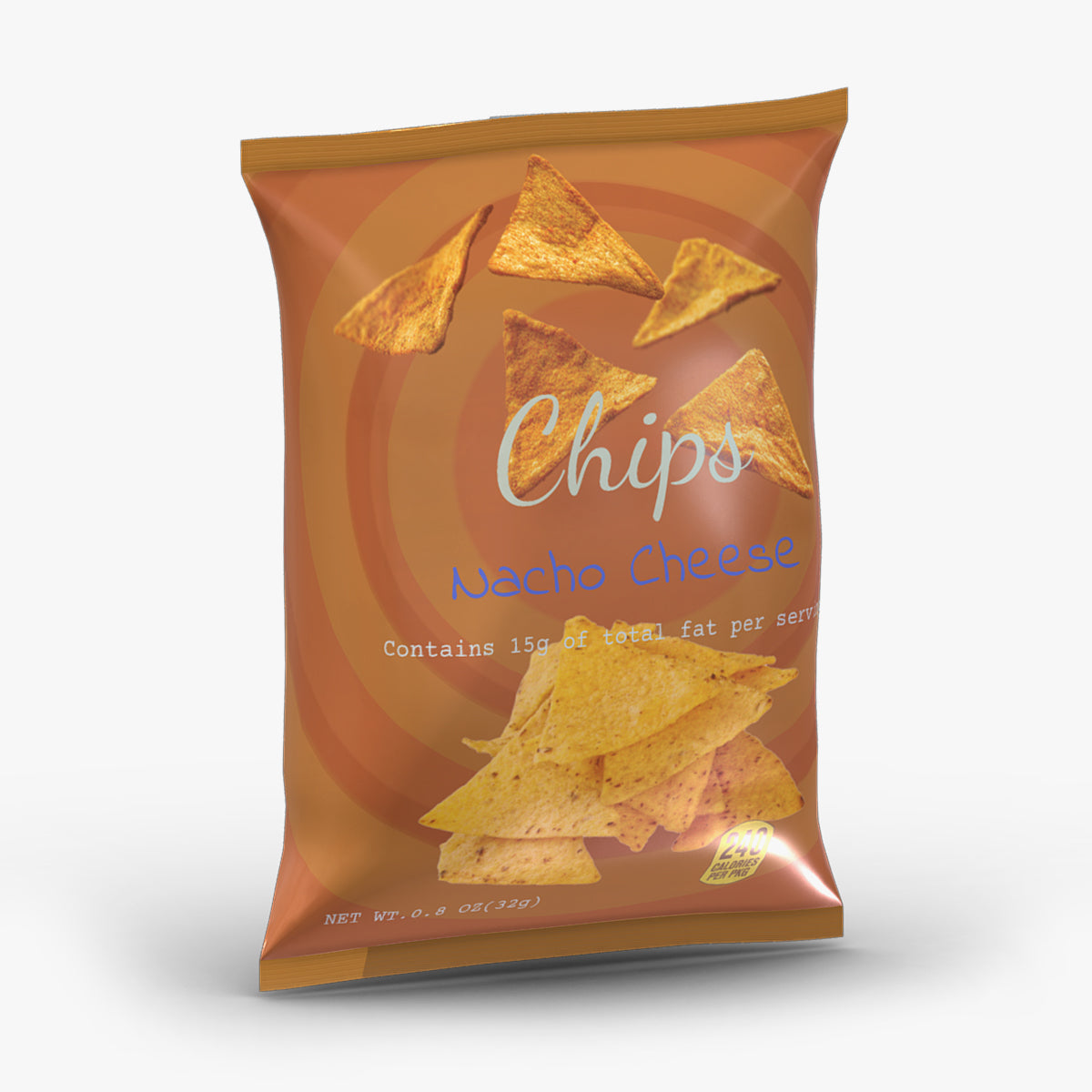 Supermarket Chips 02 Low Poly