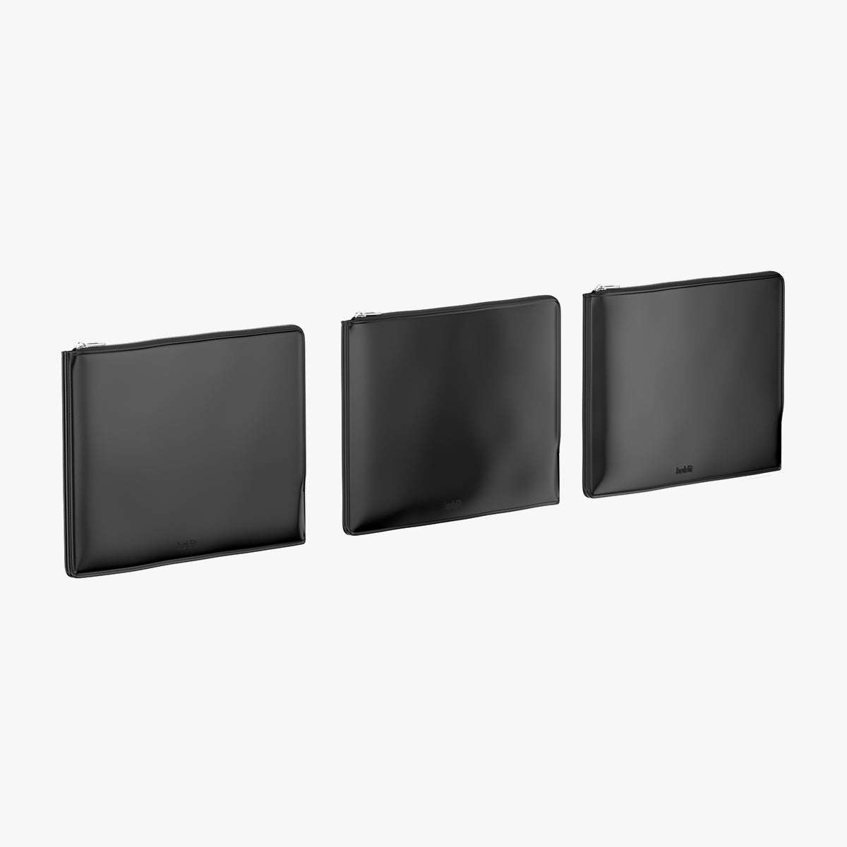 3 Laptop Cases Set Black.